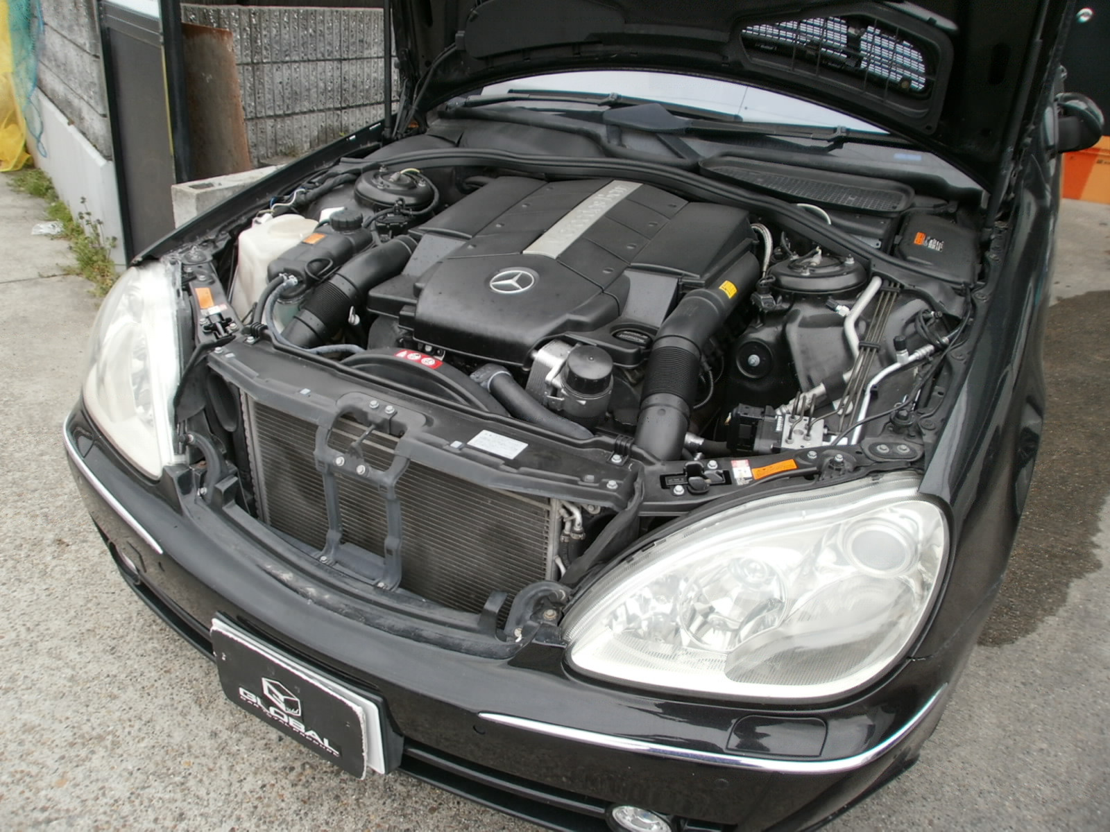 輝い Mercedes Benz ラジエーター 電動ファン Sクラス W220 SLクラス R230 CLクラス W215 2205000293  電動ファンモーター